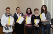 Вручение сертификатов 1С выпускникам нашего Центра сертифицированного обучения