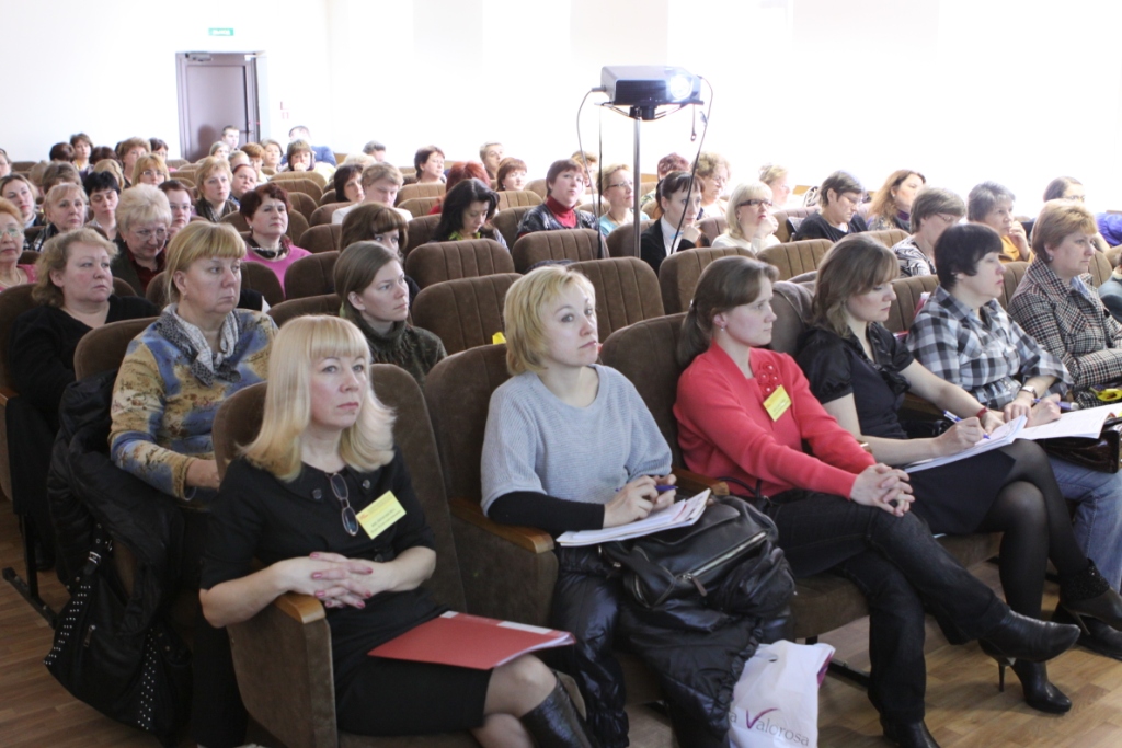 Слушатели Единого семинара 1С в Жуковском 6 апреля 2011 года 